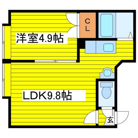 環状通東駅 徒歩7分 3階の物件間取画像